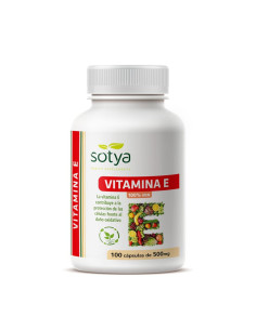 Vitamina E natural 500mg 100 capsulas Sotya