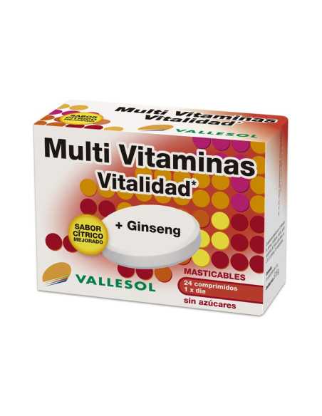 Multivitaminas + Ginseng 24 comprimidos Vallesol