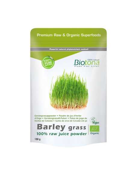 Barley grass/hierba de cebada superfood bio 150g Biotona