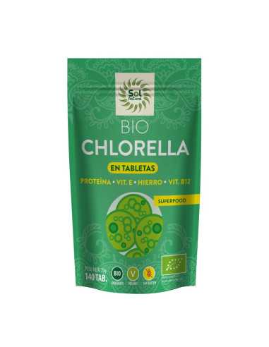 Chlorella Bio 140 tabletas Sol Natural