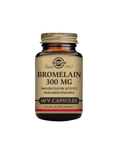 Bromelina 300mg 60 vcaps Solgar