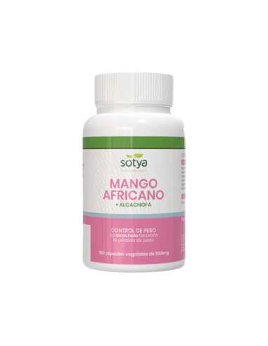 Mango africano + Alcachofa 560mg 120 capsulas Sotya