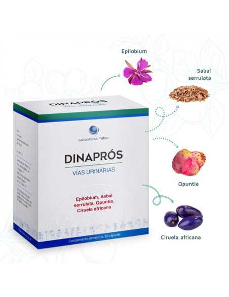 Dinapros 22 (vias urinarias) 60 capsulas Mahen