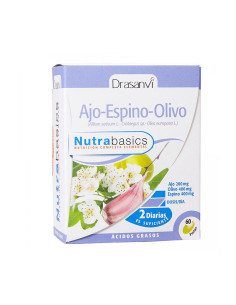 Ajo espino olivo 60 perlas nutrabasicos Drasanvi