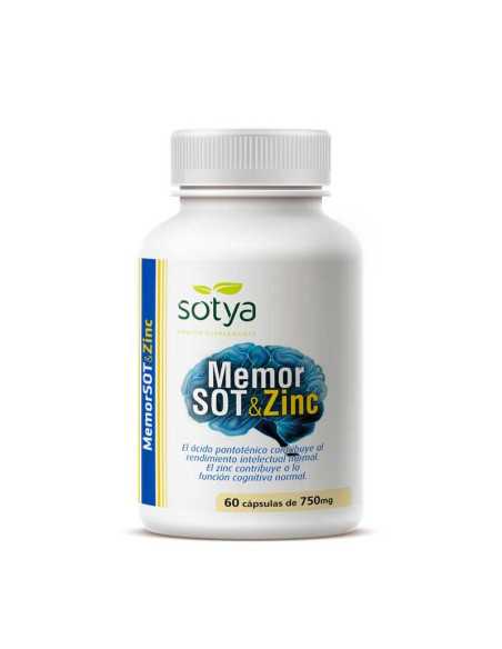 MemorSot&Zinc 750mg 60 capsulas Sotya