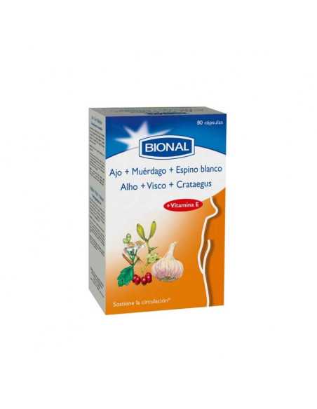 Ajo muerdago espino blanco 80 capsulas Bional