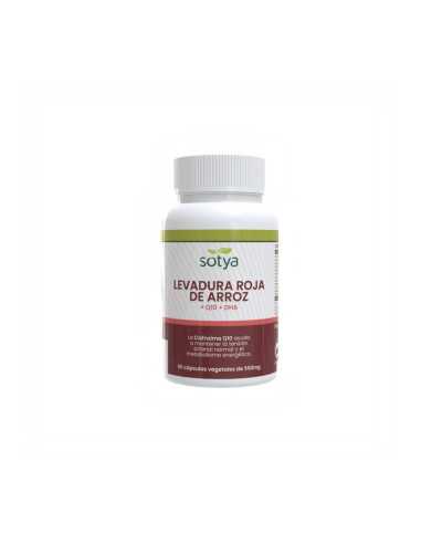 Levadura roja de arroz + Q10 + DHA 730mg 60 capsulas Sotya