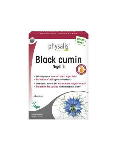 Comino Negro (Black Cumin) 60 capsulas Physalis