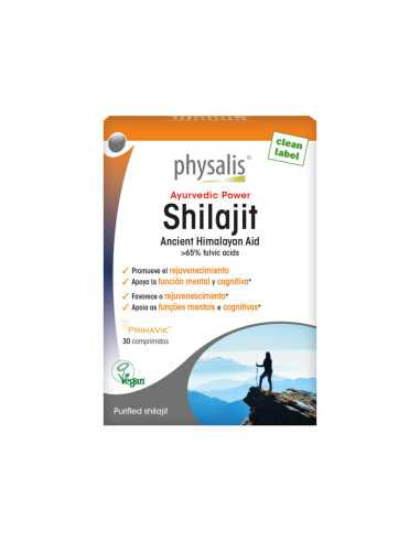 Shilajit vegan 30 comprimidos Physalis