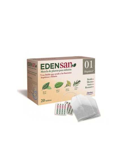 Edensan 01 Hepatico 20 filtros Dietisa