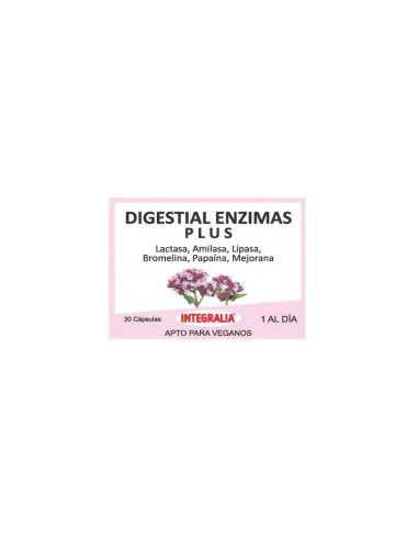 Digestial Enzimas Plus 30 capsulas Integralia