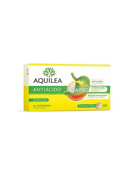 Antiacido digestion efecto rapido 24 comprimidos Aquilea