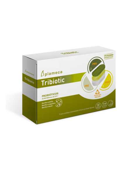 Tribiotic Postbiotico, Probiotico y Prebiotico 30 comp Plameca