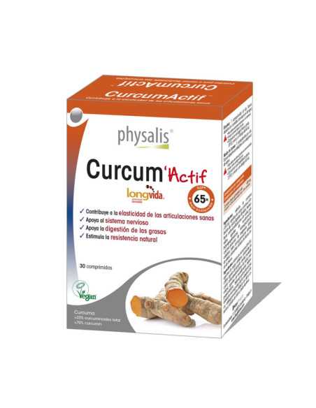 Curcum actif 30 comprimidos Physalis