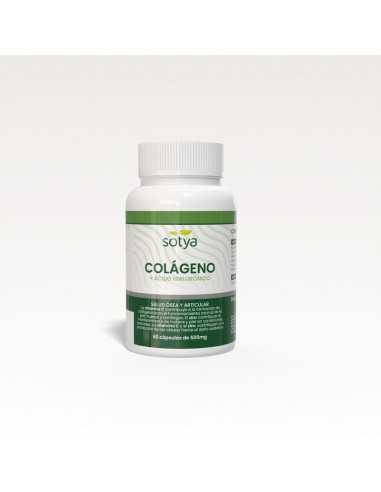 Colageno con hialuronico 500mg 60 caps Sotya