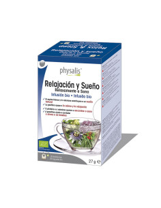 Relajacion y sueño infusion bio 20 filtros Physalis