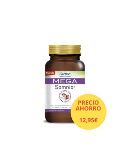 Mega Somnio (descuento especial) 12,95€ 60 capsulas Dietisa