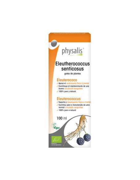 Eleuterococo (eleutherococcus senticosus) extracto hidroalcoholico bio 100ml Physalis