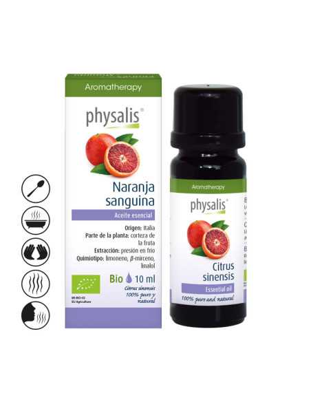 Aceite esencial de naranja sanguina Bio 10ml Physalis