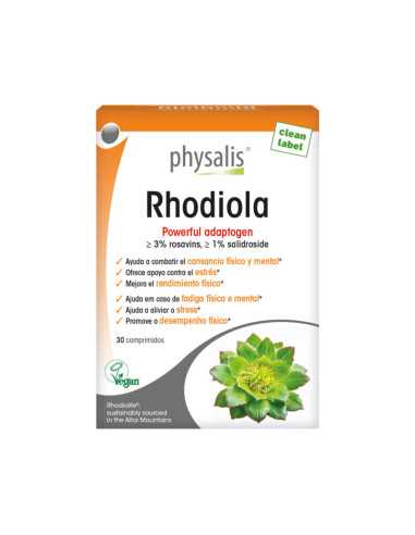 Rhodiola Rosea 30 comprimidos Physalis