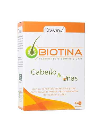 Biotina cabello y uñas 45 comprimidos Drasanvi