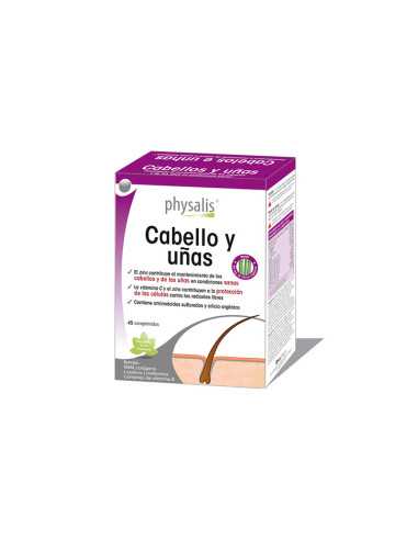 Cabello y uñas 45 comprimidos Physalis