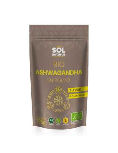 Ashwagandha en polvo Bio 125g Sol Natural