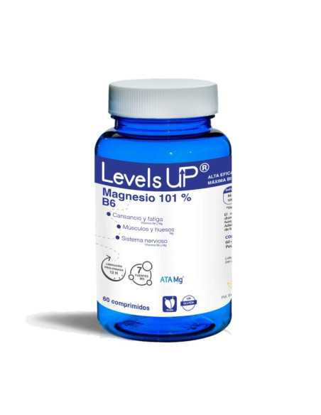 Magnesio 101% + Vitamina B6 60 comp Levels Up