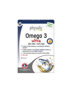 Omega 3 Ultra (48%) EPA + (32%) DHA 30 capsulas Physalis