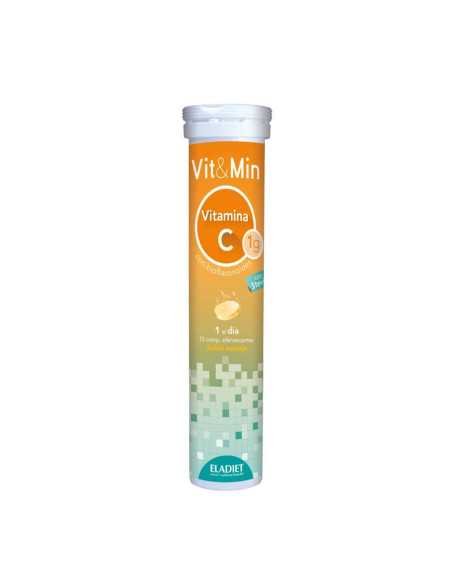 Vit&Min vitamina C 15 comprimidos efervescentes Eladiet