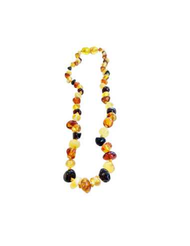 Collar ambar baltico color mix 32 cm Ambaltic