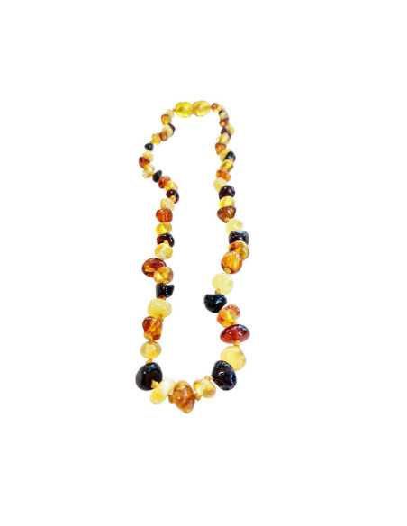Collar ambar baltico color mix 32 cm Ambaltic