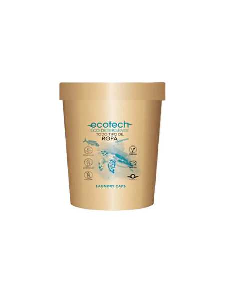 EcoDetergente todo tipo de ropa concentradas 25gr 20 capsulas Ecotech