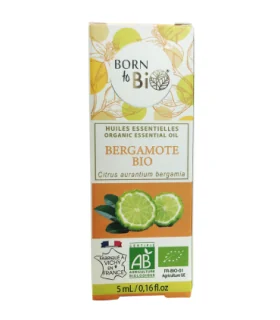 Aceite esencial de Bergamota orgánico-5 ml | Aceite puro de bergamota