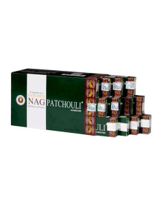 Incienso golden pachuli 12x15g Nag champa