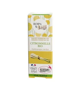 Aceite esencial de Citronela orgánica-10 ml | Aceite puro de citronela