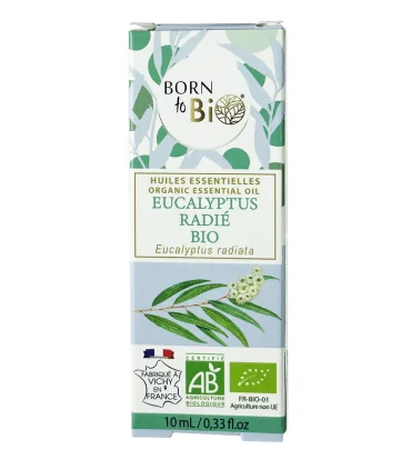 Aceite esencial de Eucalipto Radiata orgánico-10 ml | Aceite puro de eucalipto
