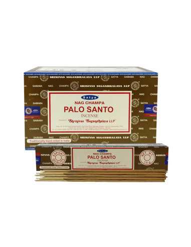 Incienso satya Palo Santo 12x15g Nag champa