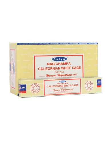 Incienso Satya California White Sage (Salvia) 12x15g Nag Champa