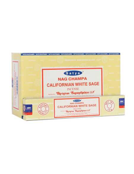 Incienso Satya California White Sage (Salvia) 12x15g Nag Champa