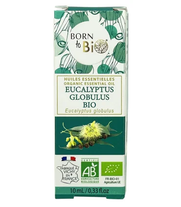 Aceite esencial de Eucalipto Globulus orgánico-10 ml | Aceites esenciales puros bio