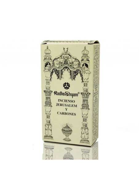 Incienso Jerusalem 50g y Carbones 10u Radhe Shyam
