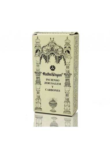 Incienso Jerusalem 50g y Carbones 10u Radhe Shyam