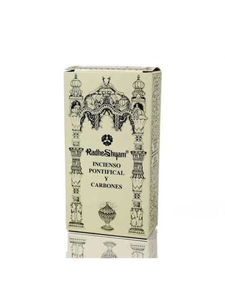Incienso Pontifical 50g y Carbones 10u Radhe shyam