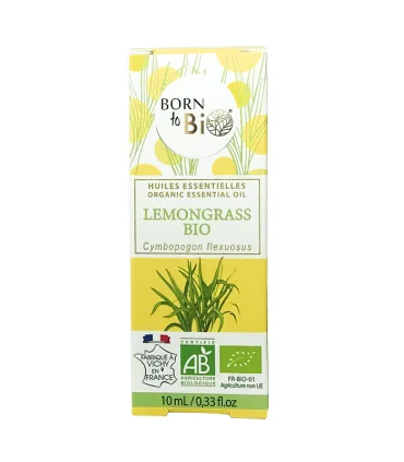 Aceite esencial de Limoncillo orgánico-10 ml | Relajación natural