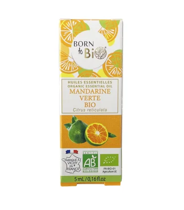 Aceite esencial de Mandarina Verde ecológica-5 ml | Aceites esenciales veganos