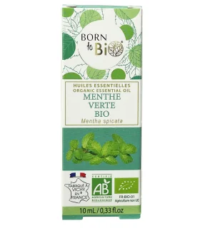 Aceite esencial de hierbanuena orgánica-10 ml | Esencia de hierbabuena