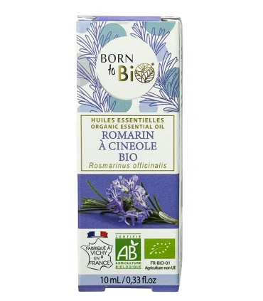 Aceite esencial de Romero Cineol orgánico-10 ml | Aceite corporal de romero