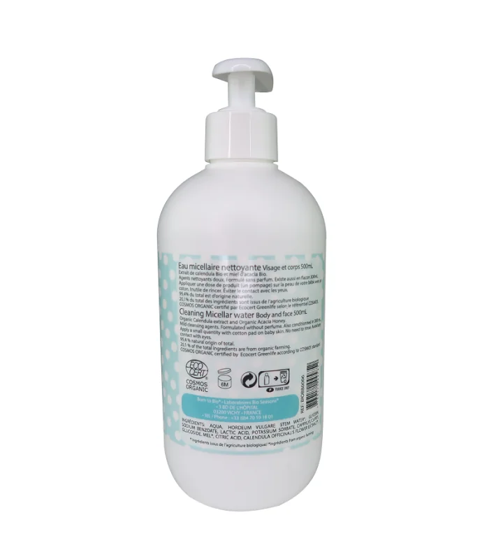 Agua Limpiadora Bebé Cosmos Organic 500 ml