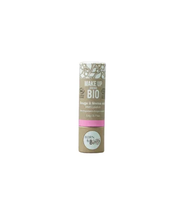 Barra de labios mate orgánica núm.1 Lilac Pink-3,5 gr | Pintalabios vegano